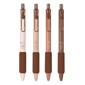 1/4Pcs/Pack Ball-point Pen Cute Coffee Gel Pen for School Writing Kawaii Pen Office Supplies Kids