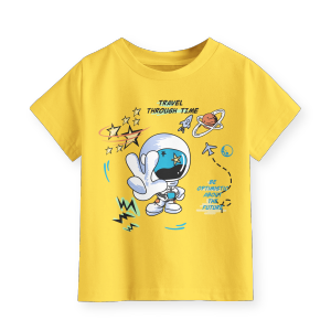 Kaos Lengan Pendek Anak Laki-Laki Perempuan Terbaru Motif Astronot