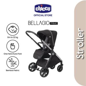Babymommy👶Chicco Bellagio Primo Two Ways Facing Newborn Auto Fold Stroller 0-22kg Sorong Bayi