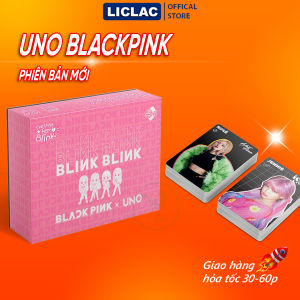 Bài UNO Blackpink phiên bản mới Cao Cấp chất liệu giấy cứng màu đẹp Board Game thẻ bài Blackpink 78 lá
