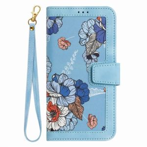 Luxury Flower Leather Case For iPhone 16 15 14 13 Mini Pro Plus Max Card Slots Lady Girl Flip Protect Cover