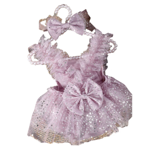 Soft and Breathable Baby Girls Tulle Skirt with Matching Headwear Props for Newborns Photoshoots and Celebrations