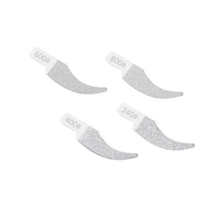 Ustar UA-91916 Diamond Grinding Curved Blade Plastic Model Fine Gaps Polishing Craft Tools Gap Polishing Tool Kit for Precise Edge Refining