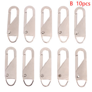 Minwen 10ชิ้นอุปกรณ์ซ่อมซิปตัวดึงซิปงานประดิษฐ์ทำมือสำหรับเปลี่ยนหัวเข็มขัดหักกระเป๋าเดินทางกระเป๋าเดินทางกระเป๋ามีซิป