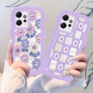 (Lokal Ready) Xinyu Casing hp Xiaomi Poco M3 Pro Poco M3 Poco X3 NFC Poco X3 Pro Korea Lucu Smiley Bunga Lembut Bergelombang Casing Softcase