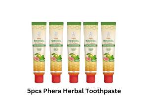 Phera Herbal Whitening Toothpaste 100g 5 tubes