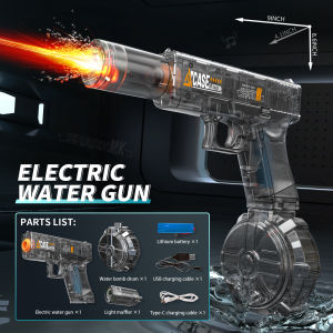 M416 Electric Water Gun Kids toy Continuous Water Spray Powerful With Flashing Lights