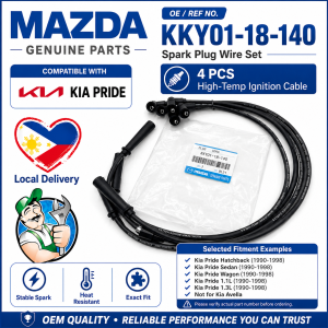 Spark Plug Cable Set KKY01-18-140 for Kia Pride 1990-1998 Ignition High Tension Wire Set