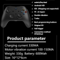Tay cầm chơi game S102 - 2025 độ cần Hall Joystick xoay 360 kết nối bluetooth, Receiver 2.4G có 2 nút Macro gán Skill. 
