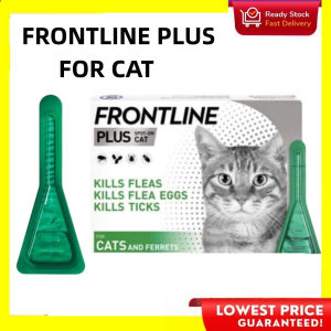 FRONTLINE Plus Flea & Tick Treatment for Cats (Per Vial) Repellent Anti-Flea Anti-Itching