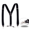 New man's suspenders fashion hook braces elastic adjustable suspensorio breles tirantes casual trousers Ligas father's gift. 