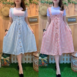 GHAUDENS OVERALL ROK KOTAKO RUFFLE BUTTON 1011