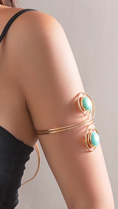 Sparkling Arm Bracelet Party Costume Accessories Egypt Bangle Arm Cuff for Girlfriend Forever Armband