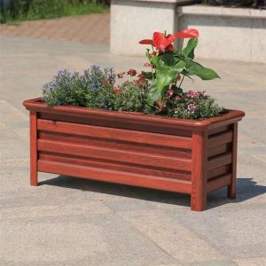 Flower Pot Box Large Planter Box Rectangle Plant Pot Large Aluminum Alloy Flory  Municipal Engineering Planter Box花盆