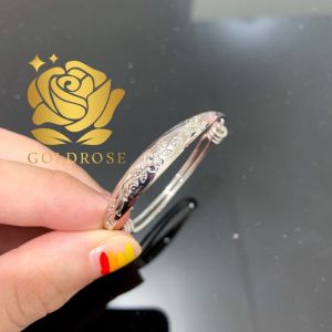 Gelang Anak Bayi Titanium corak Lapis Emas 18k ANTI KARAT perhiasan anak balita kado hadiah baby bangle