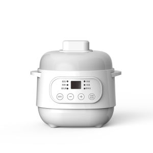 House Life Mini Ceramic Electric Cooker Automatic Mini Multi Electric Cooker Soup Stew pot 1L Slow Cooker