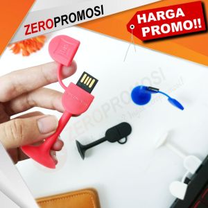 USB Flashdisk Stick Rubber FDBR06 Cetak Logo
