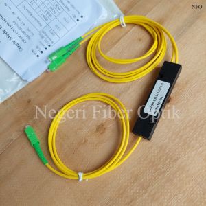 Passive Splitter Modular 1:2 SC APC / Pasif Spliter 1:2 Mini Modular SC APC Fiber optik FTTH