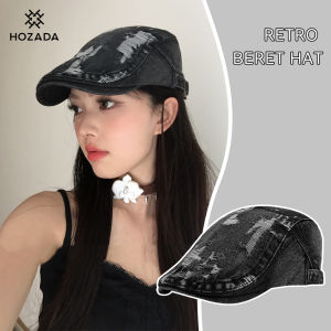 HOZADA Women Beret Hat  Retro Style Hat Artistic Beret Cap Vintage Beret Hat Fashion Retro British Style Golf Flat Cap Casual Hat Beret for Men Women