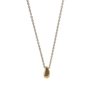 Fashionable Waterdrop Pendant Necklace Gold or Silver Plated Clavicle Chain for Women and Girls Ideal for Everyday Wear