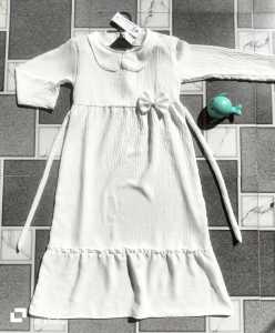 Setelan koko putih anak laki laki terbaru/setelan koko anak putih anak laki laki terbaru/Koko Anak Putih full kancing bordir Lengan Panjang Usia 4-15th Lengan Termurah