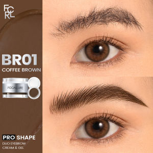 FOCALLURE 2-in-1 Eyebrow Cream & Setting Gel 3D Pro-shape