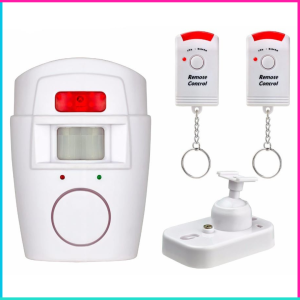 COD Cepat EMASTIFF Alarm Anti Maling Sensor Gerak Infrared PIR Sensor 105dB 2 Remote - Pijar YL105