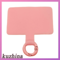 Kuzhina จี้เข็มกลัดโลหะยึดติดกับคลิปสายคล้องโทรศัพท์มือถือ,แผ่นป้ายติดแน่นสำหรับโทรศัพท์ป้องกันการสูญหายสายคล้องอเนกประสงค์การ์ดแบบยึดติด. 