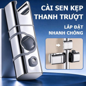 Gia Do Voi Sen Gan Thanh Truot Dieu Chinh Tien Loi Khong Can Thao Thanh Thich Hop Duong Kinh 18-25mm Chat Lieu ABS Ma Crom Cao Cap Xoay 360 Do Nang Ha De Dang Chiu Luc Tot Chong Truot Tien Dung Cho Phong Tam Gia Dinh Tien Loi Chinh Goc Tam Tot