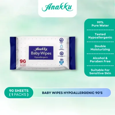 Anakku Baby Wipes 90s / Anakku Baby Wipes 100s [EXP:08/2028]