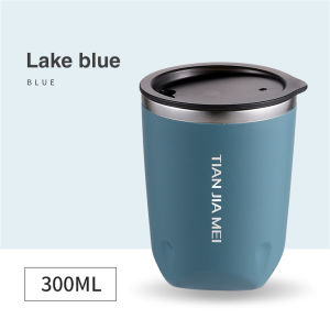 【Free 2 Gifts】900ML Stainless Steel Coffee Mug Tumbler Hot And Cold With Cover Creative Portable Coffee Tumbler Travel Tea Insulated Mug Car Cup Rewvvi