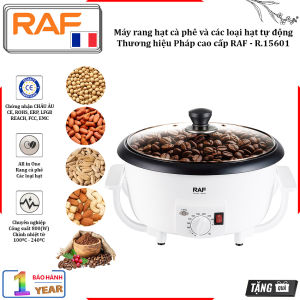 Máy rang hạt cà phê và các loại hạt tự động thương hiệu Pháp cao cấp RAF - R.15601