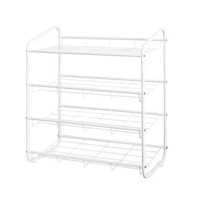 STACKO ชั้นวางรองเท้า 4 ชั้น RACK II 70x30x74 ซม. สีขาว จัดส่งโดย HomePro