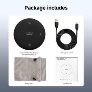 SVBONY SVHub Omni2 Bluetooth Omni-Directional Microphone for Borderless Communication Conferencing - For the AI Smart Office