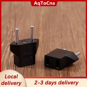 [COD] AqToCna Ship within 24 hours 2Pcs European US AU EU US To EU EU To US Plug Adapter Euro Travel Power Adapter Plug Outlet Converter Socket
