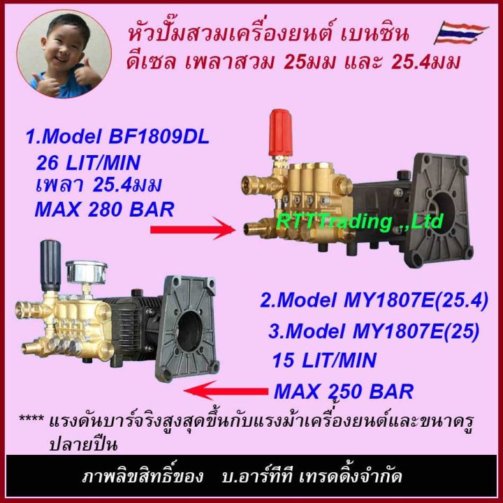 หัวปั๊มฉีดน้ำแรงดันสูงสำหรับเครื่องยนต์เบนซิน ดีเซล