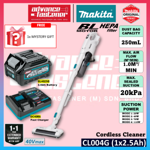 Makita CL004G / CL004GZ 40Vmax Vacuum Cleaner with Cyclone