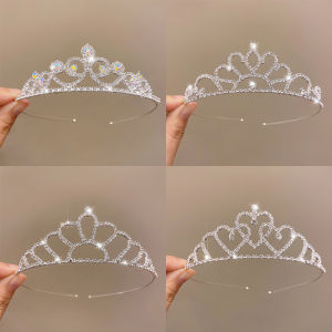 [fenggongshuode] Bride Crown Golden Wedding Hair Accessories Rhinestone Bride Wedding Tiaras And Crowns Headpiece Hair Ornament