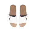 Dlafeet Sandal Wedges Wanita Cintya White. 