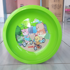 Piring Plastik Lion Star MW-54 Emily Plate 04 - Food Grade Tebal & Serbaguna