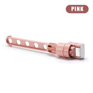 Punch-free Indoor Balcony 5 Hole Clothes Hanging Drying Rack Portable Travel Windows Frame Hanger