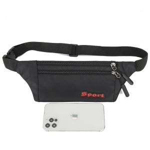 Belfoyer 【การขนส่งภายในประเทศ】กระเป๋าหน้าอกผ้า Oxford สำหรับผู้ชายกระเป๋าใส่โทรศัพท์มือถือกลางแจ้งกระเป๋าเอวกีฬาสบาย ๆ แบบเรียบง่าย