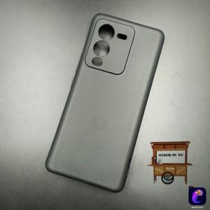 VIVO V25 PRO Case Softcase Silikon Macaron FULL COLOR BLACK Matte VIVO V25 PRO