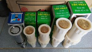 Đầu Vòi tưới Béc tưới cây gắn ống 27 đến 50 nhụy đồng điều chỉnh xa gần Tưới cây xịt chuồng trại vệ sinh vật nuôi