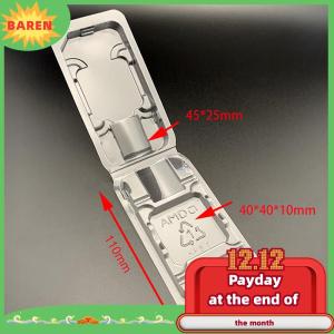 BAREN 10pcs CPU Clamshell Tray Box AMD Case Holder Protection For AMD AM2 AM3 FM1 FM2