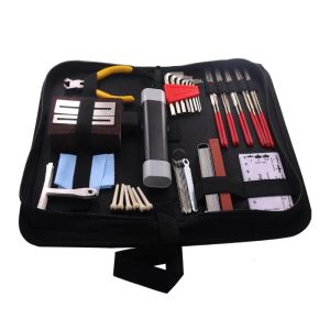 Guitar Care Cleaning Tools Kits Guitar Repairing Maintenance Tools Sets Including Pliers String Ruler Spanner Wrench