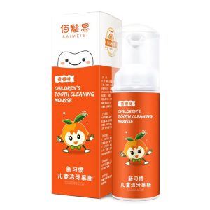 Kem Đánh Răng Tạo Bọt Cho Bé Dạng Mousse | Không Cay Vị Dâu Cam | Làm Sạch Dịu Nhẹ Trẻ Em