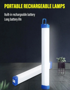Lampu Kemah tabung Isi Ulang LED Lampu Portabel Suspensi Magnetik Darurat Penerangan Luar Ruangan