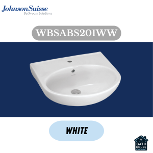 Johnson Suisse Boston 500 Wall Hung Basin WBSABS201WW