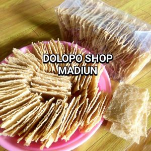 Oleh-oleh Khas Madiun Kerupuk Krupuk Lempeng / Kerpuk Puli / Krupuk Gendar 1kg Mentah